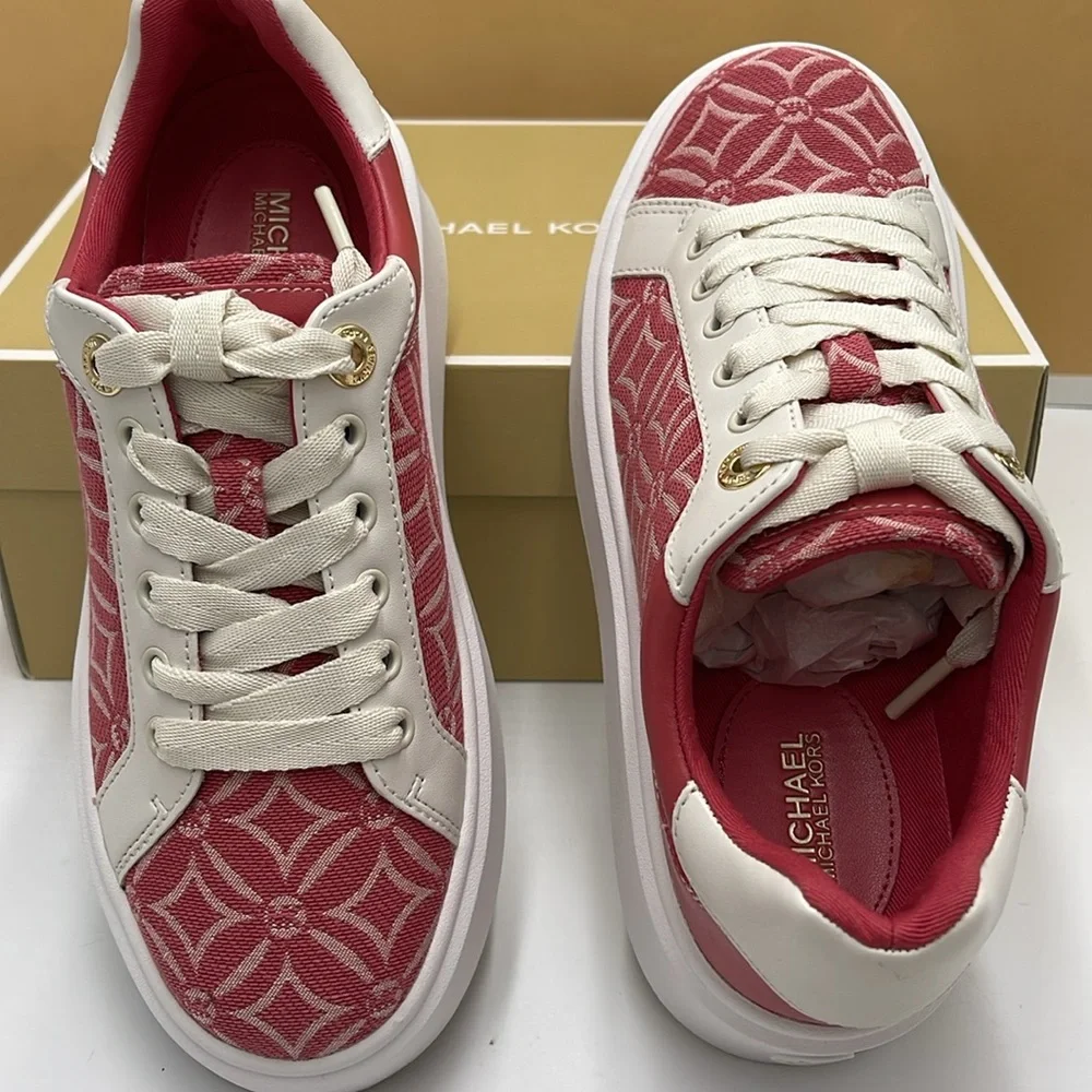 MICHAEL KORS ROMEY LACE UP MK FOULARD JQD MD 49F4RMFS1Y LT BRY SBT